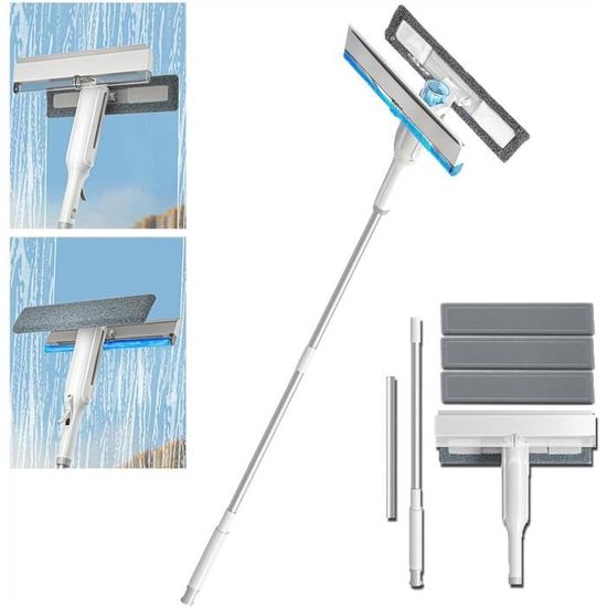 4,5 M RéGlable Lave Vitre Telescopique, Kit Nettoyage Vitre