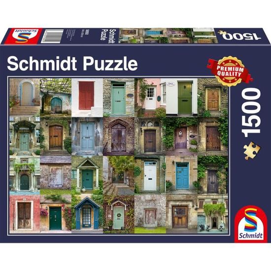 Puzzle Portes - SCHMIDT SPIELE - 1500 pcs - Architecture et monument - Adulte - Mixte