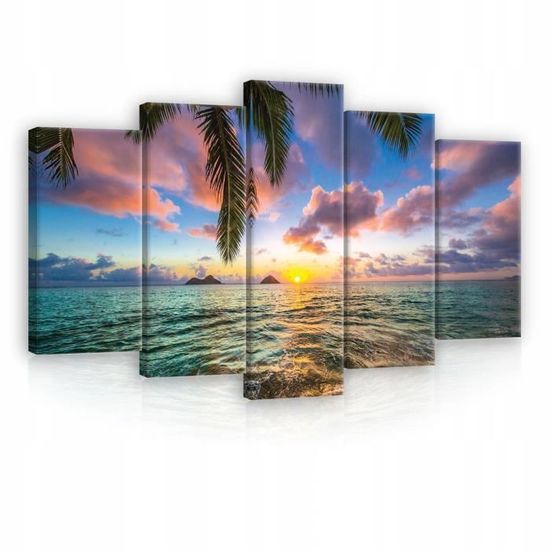 Images Sur Toile 120 Cm (Nr 5712 Strand) Pret A Accrocher