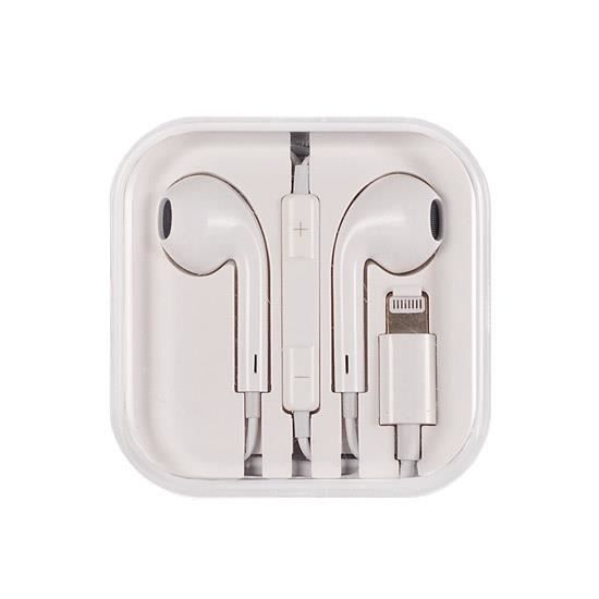 Casque audio,Éclairage Écouteur avec microphone Filaire Stéréo écouteurs pour Apple iPhone 8 7 12 Plus X XS MAX XR iPod Filaire