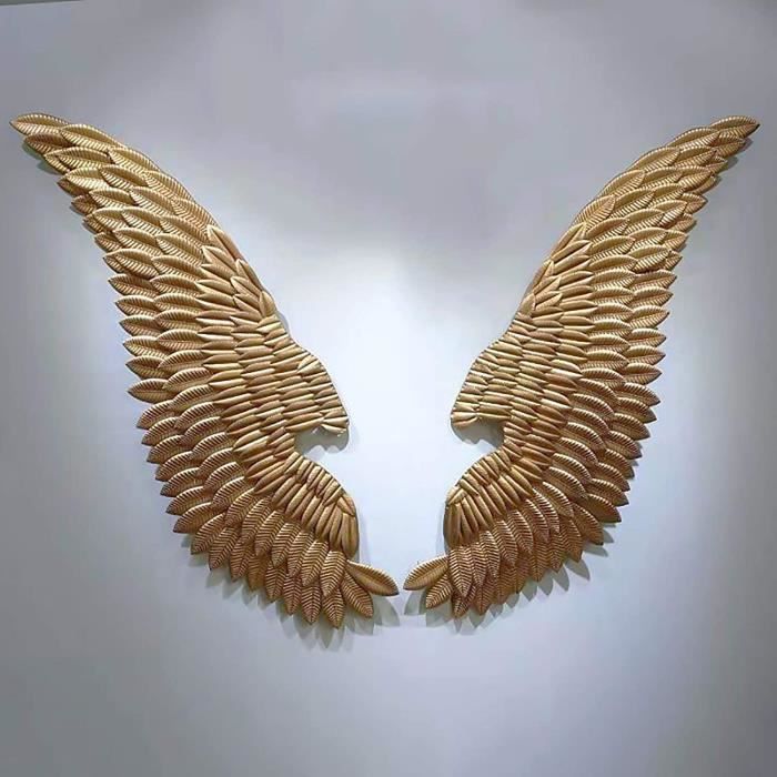 Kit sculpture,Cadre de porte, Sculpture murale d'ailes d'ange, ornement