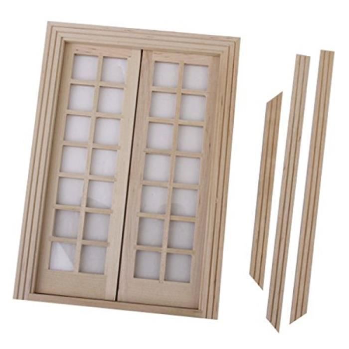 1:12 Mini porte de maison petite extérieure miniature intérieure en bois VEHICULE A CONSTRUIRE - ENGIN TERRESTRE A CONSTRUIRE