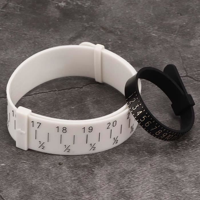 Outils d 2 Kits Outil de Mesure de Doigt Taille du Bracelet Bague Outil de Mesure de Fabrication Bijoux