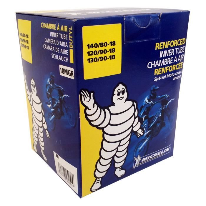 MICHELIN Chambre à Air 18MGR pour Moto 140/80X18 120/90x18