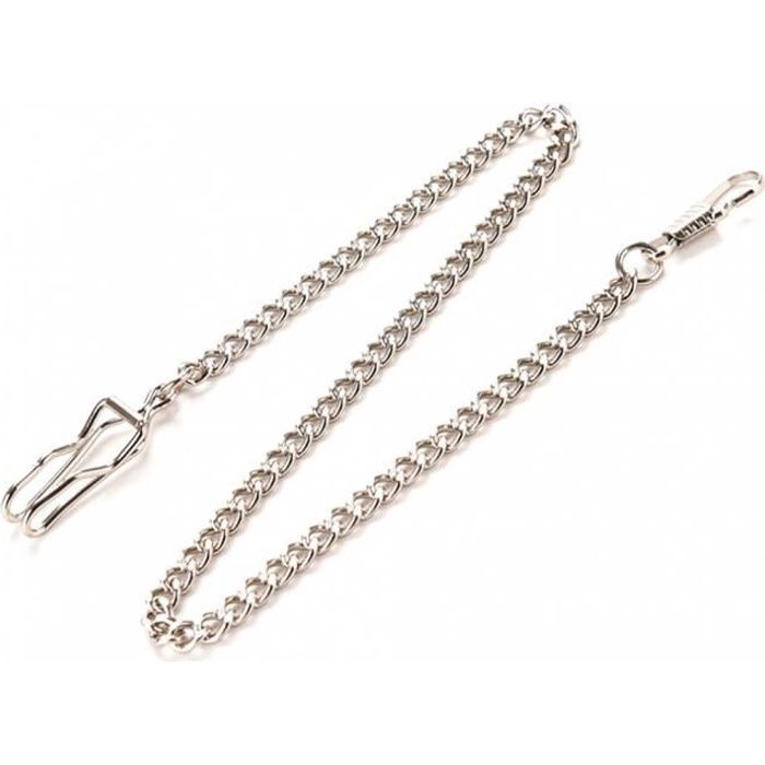 Chainette de montre à gousset 30 cm argenté pantalon Acier Inoxydable Argenté Chaîne montre à gousset