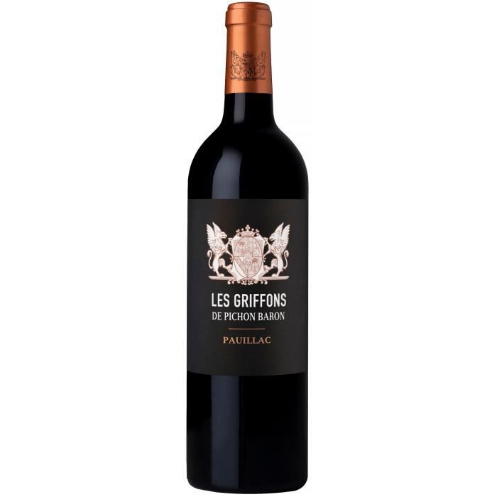Les Griffons de Pichon Baron 2015 - Pauillac AOC -vin de Bordeaux - 1 bouteille.