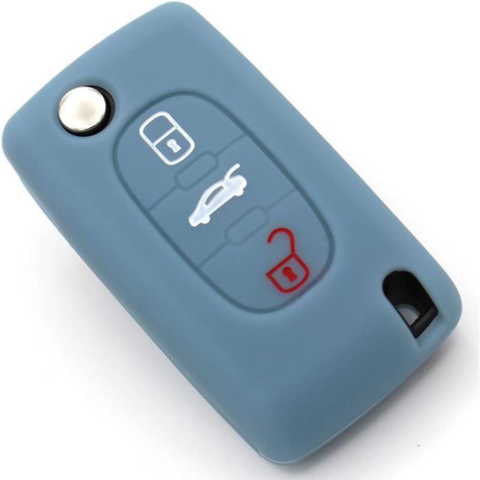 coque clés pour 3 coque PASE clé de voiture coque de silicone des plus belles-folia (cendres)