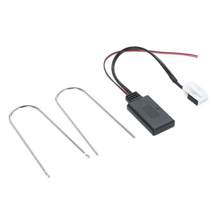 Adaptateur audio pour voiture AUX-IN 12Pin Module sans fil BT Radio stéréo compatible avec Peugeot 207 307 407 308 Citroen C2 C3 R