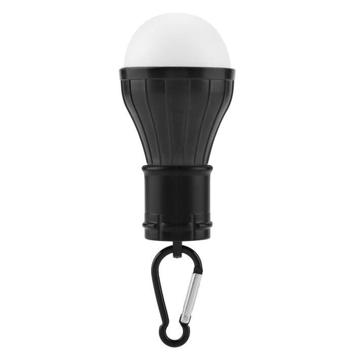 YOSOO Lampe de camping Mini lampe portative de camping de pêche extérieure de lanterne suspendue de tente de 3 LED (noir)