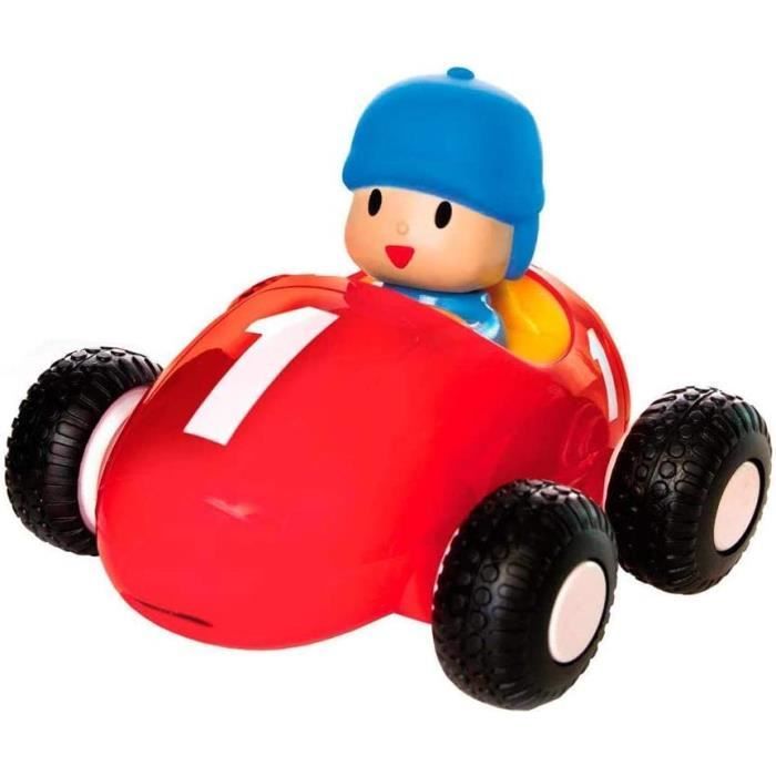 Voiture de course Pocoyo avec traction 12 cm.