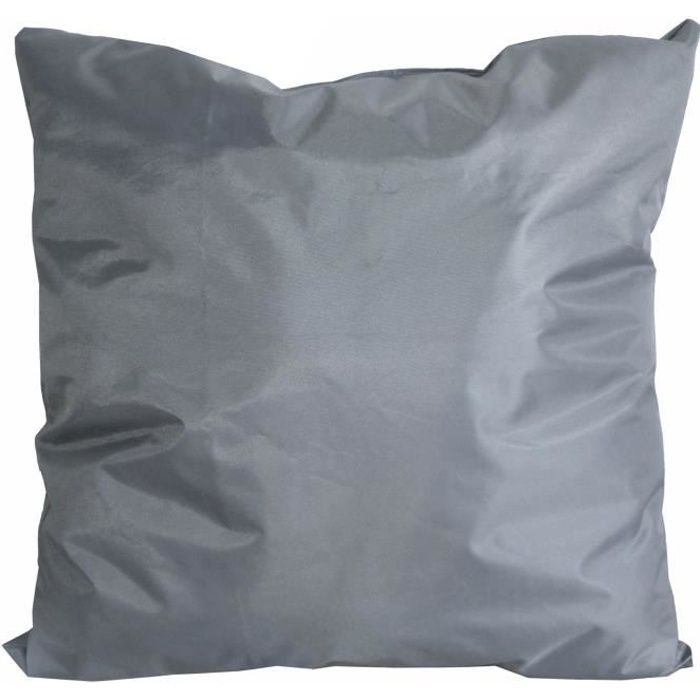 COTTON WOOD Coussin Sunny - 60 x 60 cm - Gris