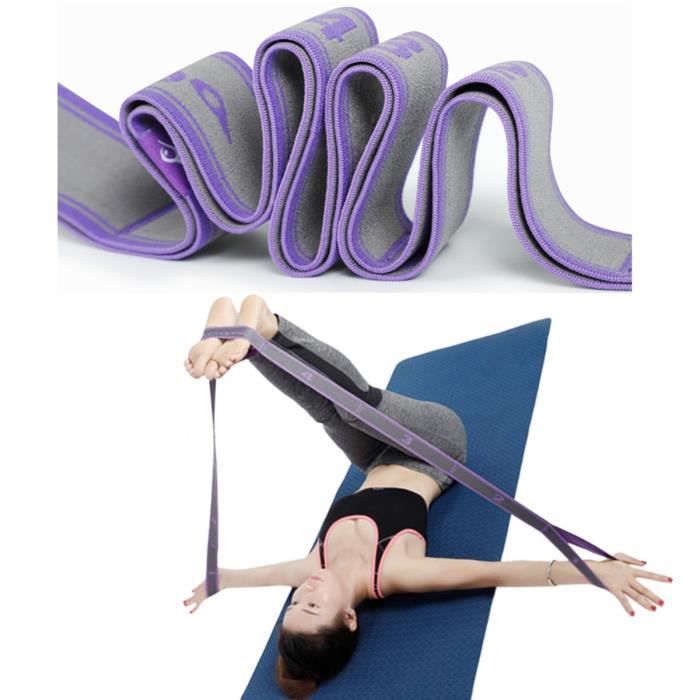 Sangle de Yoga Elastique Musculation Fitness Sport pour Adultes Ceinture Bandes de résistance élastique danse elastiband corde ruban