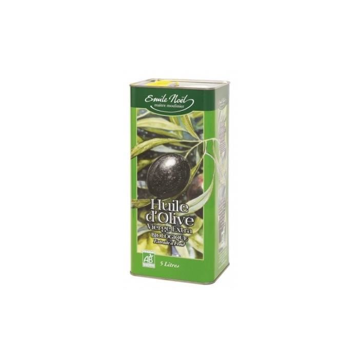Huile vierge d'olive fruitée bio 3 litres