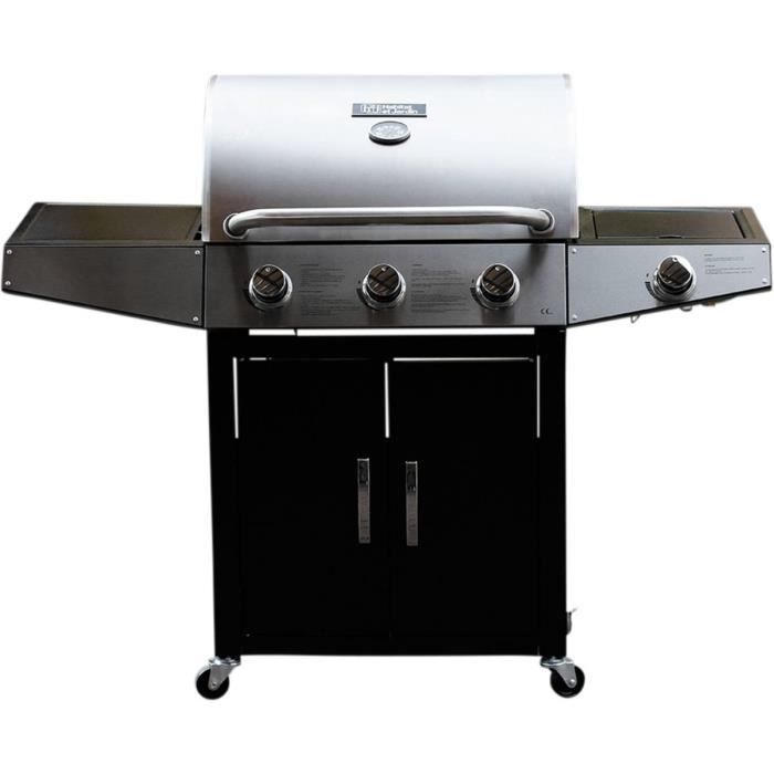 Barbecue gaz -Party 4- - 4 Brûleurs dont 1 latéral - 13.7kW