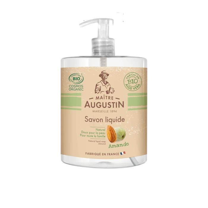 MAITRE AUGUSTIN Savon liquide 500 ml AMANDE Cosmos Organic
