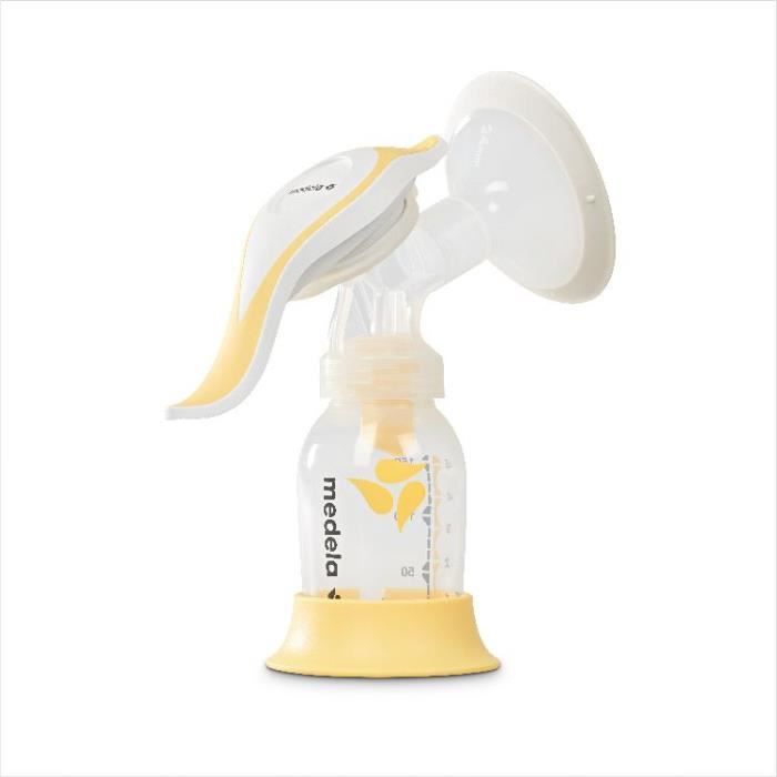Medela - Tire-Lait manuel Harmony, Nouvelle version Flex, fonction stimulation, plus de lait plus de confort