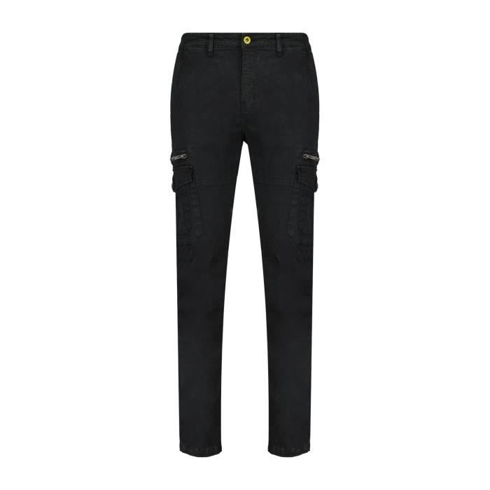 DEELUXE Pantalon cargo à poches DANAKIL Black