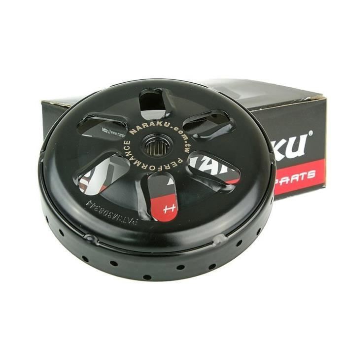 Cloche d'embrayage R-Vent 107mm NARAKU pour PEUGEOT Trekker 50cc, Tweet, V Click, Vivacity, X Fight, Zenith