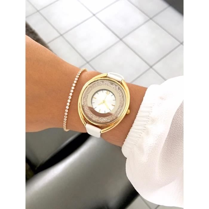 MONTRE SUPER BIJOUX TENDANCE BLANC
