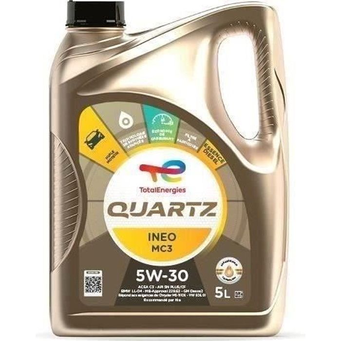 TOTAL Quartz Ineo MC3 5W-30 Huile moteur - 5L