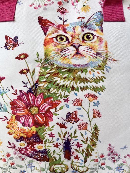 Sac de plage chat