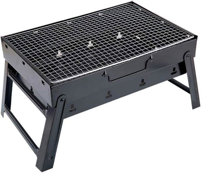 TINMIX Barbecue au charbon de bois - Barbecue de pique-nique en acier