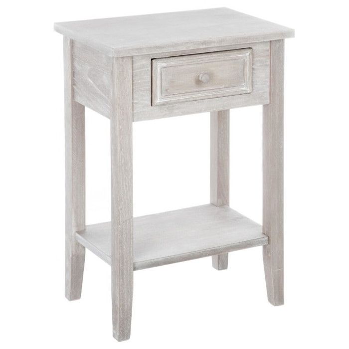 Table de chevet 1 tiroir Charme Atmosphera - 180x200