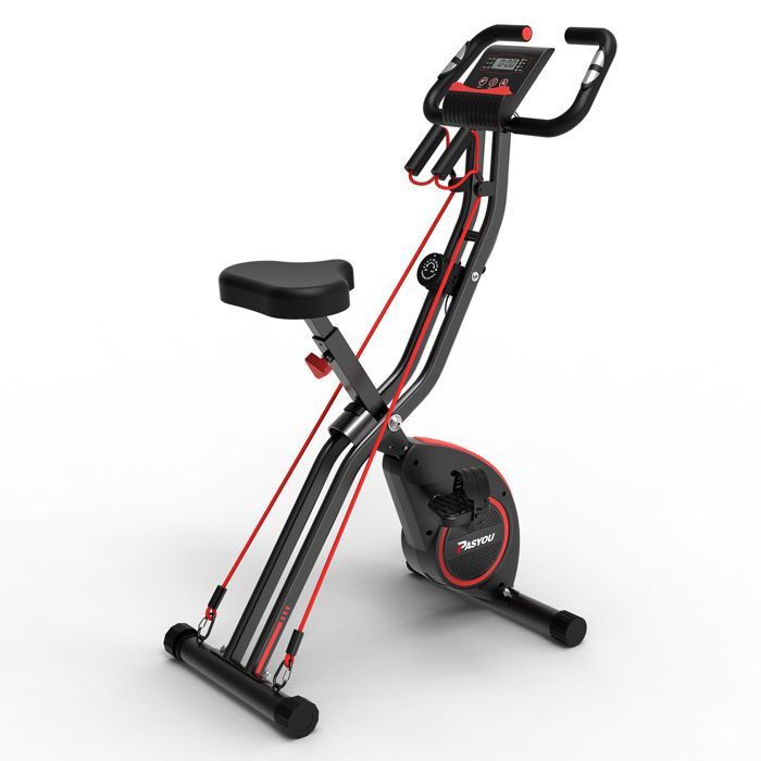 Velo Pliant Exercice Cardio Velo Appartement Vélo D'appartement FITFIU  Fitness BEST-320 Pliant Disque D