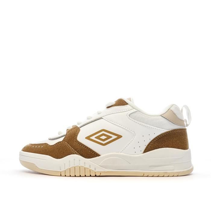Umbro Baskets Blanches/Beiges/Camel Homme Umbro Tywen