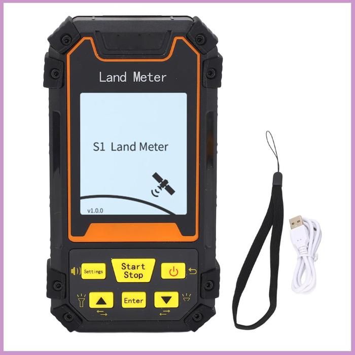 Compteur GPS S3 Portable – Mesure Superficie Terrestre, 4 Modes, Écran 2.4" Couleur, GNSS Haute Précision