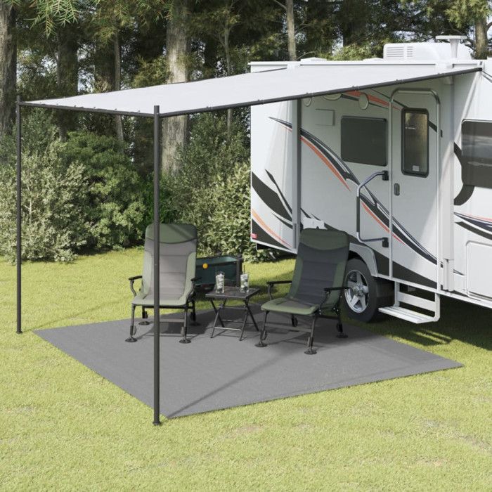 Tapis de tente anthracite 3x3 m