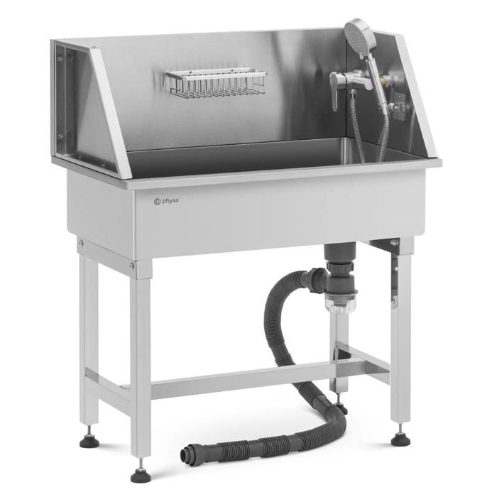 Comparer les prix de Baignoire de toilettage pour chien acier inoxydable jusquà 60 kg alliage daluminium cuivre acier inoxydable