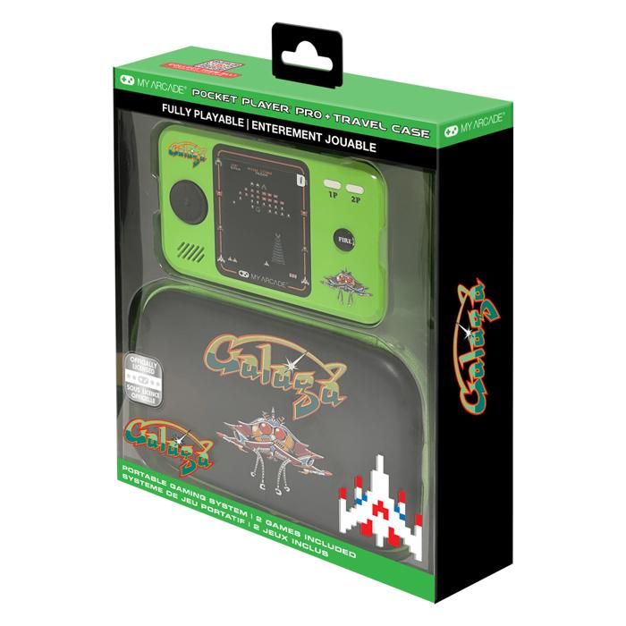 My Arcade Pocket Player Galaga + Etui de transport - vue 1