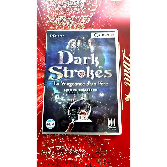 Micro Application Dark Strokes : La Vengeance D’Un Père – Édition Collector – Jeu PC Cd-Rom – Objets Cachés / Enquête