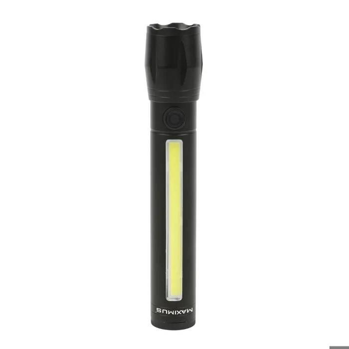 MAXIMUS - MFL038 - Lampe Torche LED - 3 Watts 350 + 105 Lumens MAXIMUS - MFL038 - Lampe Torche LED - 3 Watts 350 + 105 Lumens