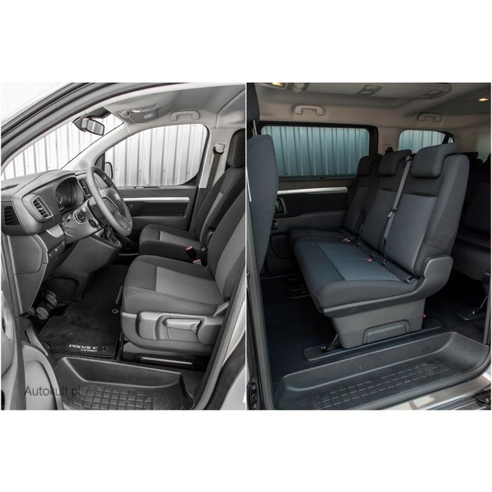Housses de siège sur mesure - Citroen JUMPY III 2016+ - 8 personnes - Tissu jacquard - Facilité de montage
