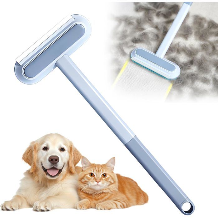 Brosse anti-poils danimaux - Belle commode - Rouleau adhésif 3 en 1 - Dimensions 43x18 5 cm