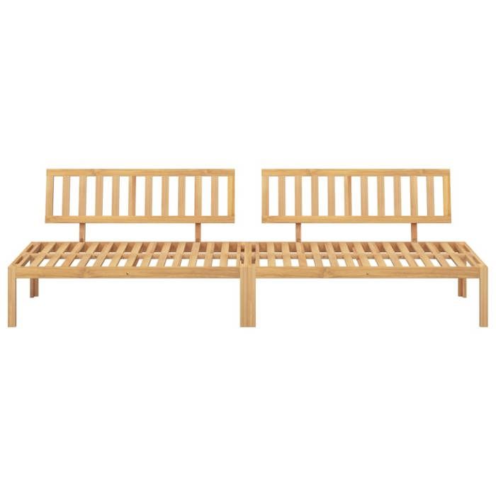 (Brun)Salon dextérieur - Canapés centraux palette de jardin - Sofa