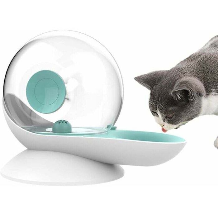 Distributeur deau automatique pour chien chat - LON® - Abreuvoir à gravité 28L - Transparent - Double filtre