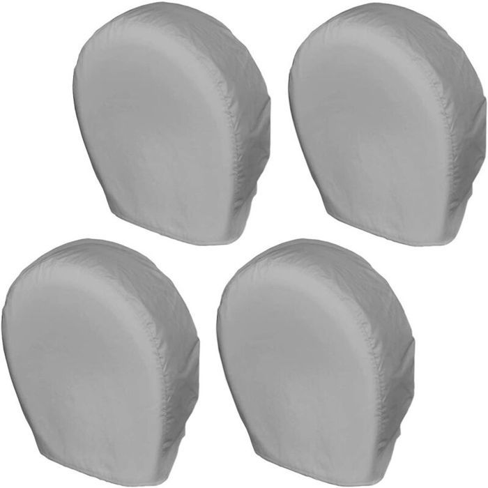 Lot de 4 housses pneu universelles – Protection robuste pour camion SUV remorque (66-72 cm)