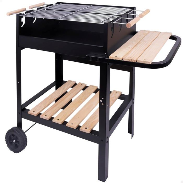 Barbecue Au Charbon De Bois Portable Double Grill