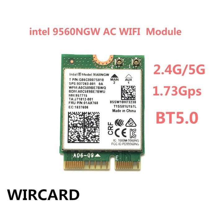 GOTOTOP carte WiFi Carte réseau WiFi BCM94350ZAE 802.11ac double bande