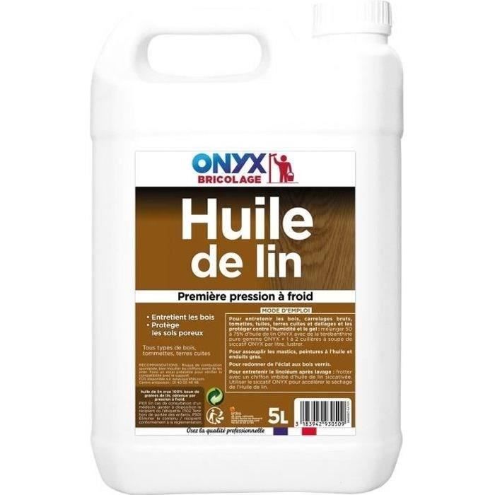 ONYX Huile de lin - 5 L