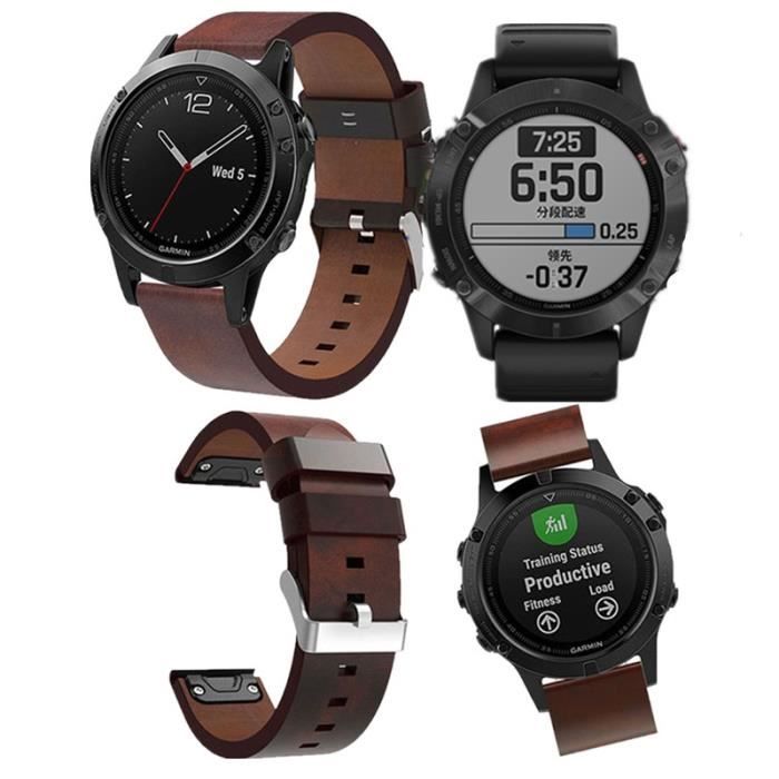 Bracelet pour Montre GPS Garmin Forerunner 935 noir - 22mm.