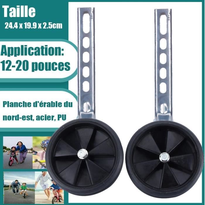 roue stabilisatrice velo 12 pouces