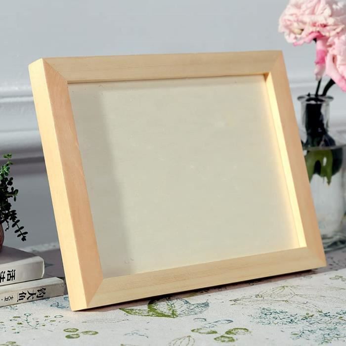 4 Pcs Mini Chevalet Bois, Petit Chevalet En Bois Naturel, Pour Peinture