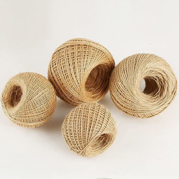 Neuf Naturel Sisal Corde Chanvre Artisanat Entortillé Ficelle