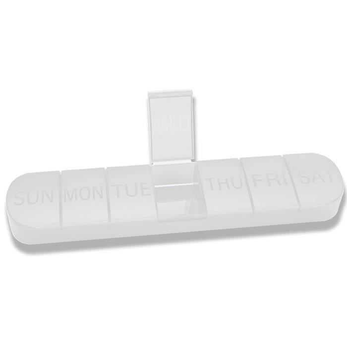 Lot De 24 Pilluliers Hebdomadaires Transparents - 7 Jours Détachables - Marque S&L - Neuf