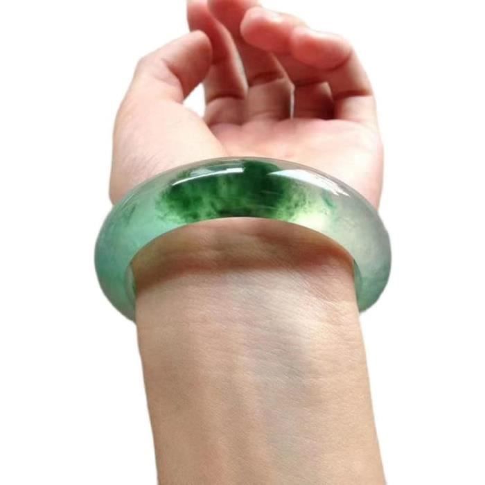 Bracelet enfant fil vert avec charme ananas en argent - Perle de Jade