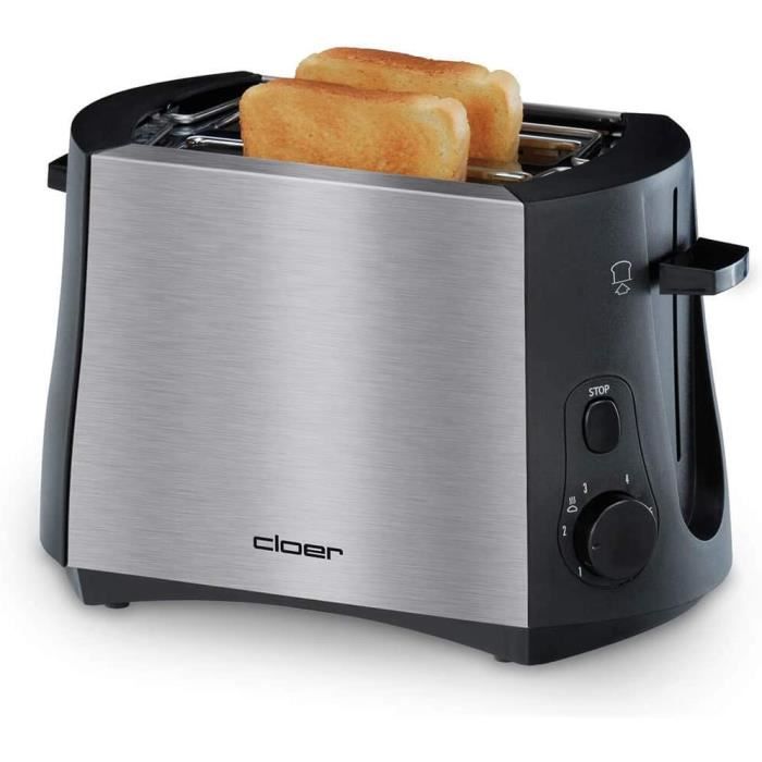 Innoteck Essentials - Porte-toast chromé - 6 fentes pour tranches de